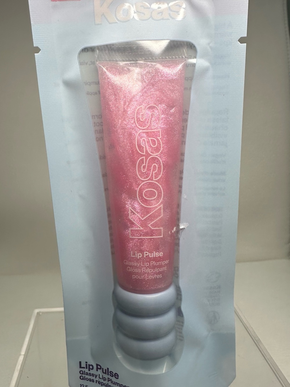 Kosas Lip Pulse Glassy Lip Plumper - Shimmery Pink